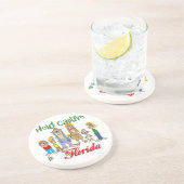 Florida Funny Trailer Park Sandstone Untersetzer (Seite)