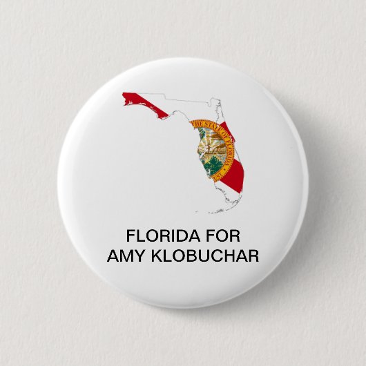 FLORIDA für AMY KLOBUCHAR 2020 Knopf Button (Vorderseite)