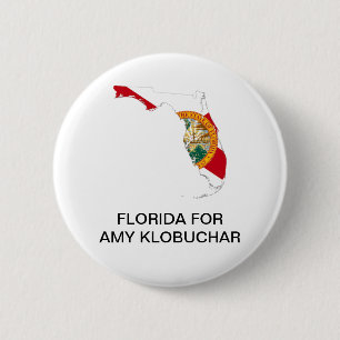 FLORIDA für AMY KLOBUCHAR 2020 Knopf Button