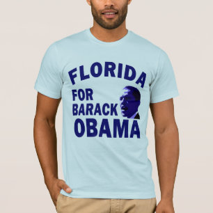Florida für blauen Staats-T - Shirt Obama