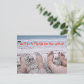 Florida für die lustige Adressenänderung des Ankündigungspostkarte (Stehend Vorderseite)