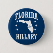 FLORIDA FÜR HILLARY BUTTON (Vorderseite)