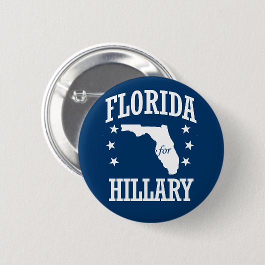 FLORIDA FÜR HILLARY BUTTON (Vorne & Hinten)