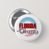 Florida für Obama Button (Vorne & Hinten)