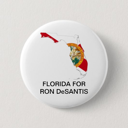 FLORIDA für Ron DeSantis GOVERNOR-Taste Button (Vorderseite)