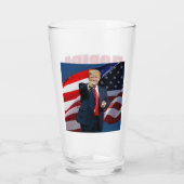 Florida für Trump Glas (Rückseite)