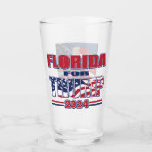 Florida für Trump Glas (Vorderseite)
