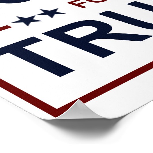 Florida für Trump Poster (Ecke)