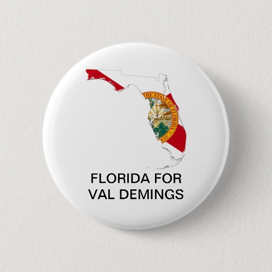 FLORIDA für VAL DEMINGS SENATE 2022 Button (Vorderseite)