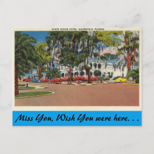 Florida, Gainesville, White House Hotel Postkarte