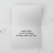 Florida Gator Christmas Feiertagskarte (Innenseite)