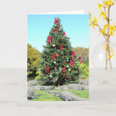 Florida Gator Weihnachtskarte Karte (Gelbe Blume)