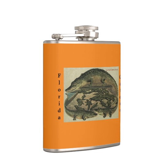 Florida Gators Flask. Vinylhülle Flachmann (Rechts)