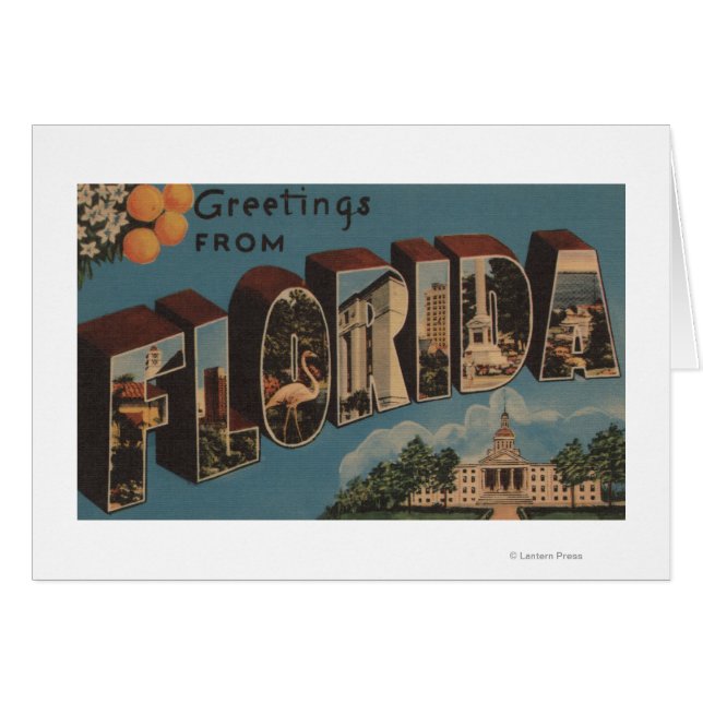 Florida (Gebäude Hauptstadt) - Großer Brief (Vorderseite (Horizontal))