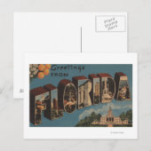 Florida (Gebäude Hauptstadt) - Großer Brief Postkarte (Vorne/Hinten)