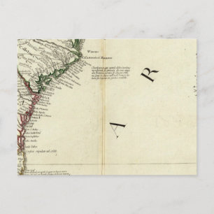 Florida, Georgien, South Carolina Postkarte