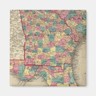 Florida, Georgien und South Carolina 2 Magnet