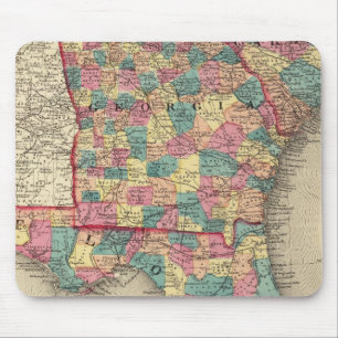 Florida, Georgien und South Carolina 2 Mousepad