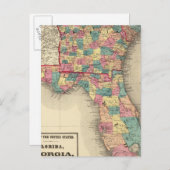 Florida, Georgien und South Carolina 2 Postkarte (Vorne/Hinten)