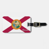 Florida-Gepäckmarken, patriotische Florida-Flagge Gepäckanhänger (Vorderseite horizontal)