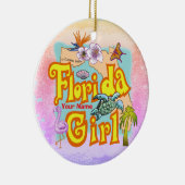 Florida Girl Keramik Ornament (Rechts)