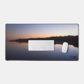 Florida Glassy Still Ocean Sunrise Natural Foto Schreibtischunterlage (Tastatur & Maus)