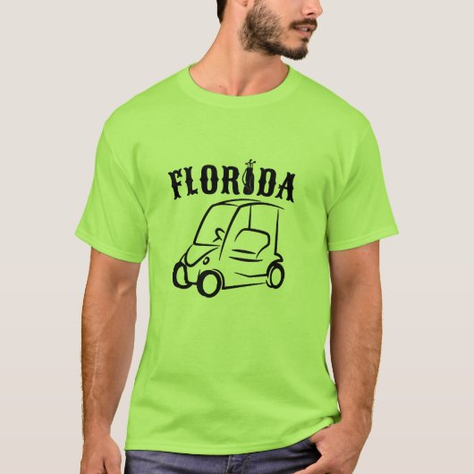 Florida Golf Shirt - Geschenk für T-Shirts mit ind (Vorderseite)