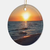 Florida-Golfküstensonnenuntergang Keramikornament (Links)
