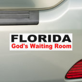 FLORIDA, Gott wartete Raum Autoaufkleber (Auf Auto)