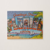 Florida Greetings 8x10 Jigsaw Puzzle (Horizontal)