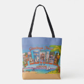 Florida Greetings Colorful Vintag Tasche (Rückseite)