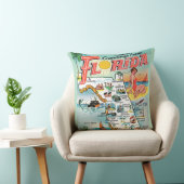 Florida Greetings Map Pillow Kissen (Stuhl )
