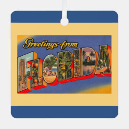 Florida Greetings Ornament Aus Metall
