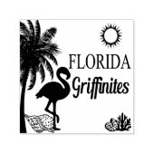 Florida Griffinites Selbstgefällige Briefmarke Permastempel (Design)