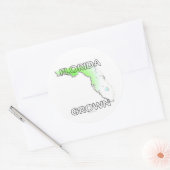 Florida Grown Runder Aufkleber (Umschlag)