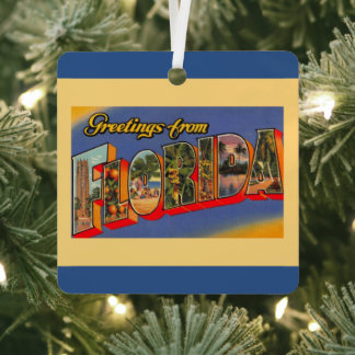 Florida Grüße Ornament Aus Metall