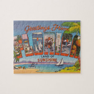 Florida Grußkarte 8x10 Puzzle