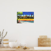 Florida Gulf Coast Highway Großbuchstabe Poster (Küche)