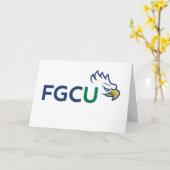 Florida Gulf Coast University Eagles Karte (Gelbe Blume)