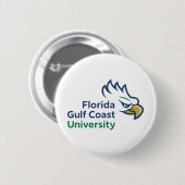Florida Gulf Coast University | FGCU Azul Eagles Button (Vorne & Hinten)