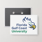 Florida Gulf Coast University | FGCU Azul Eagles Button (Vorderseite/Rückseite)