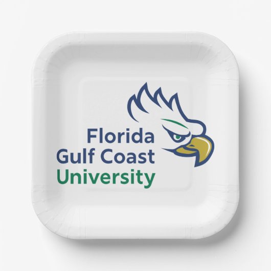 Florida Gulf Coast University | FGCU Azul Eagles Pappteller (Vorderseite)