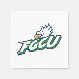 Florida Gulf Coast University FGCU Azul Eagles Serviette