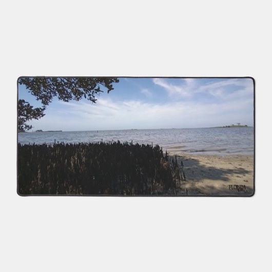 Florida Gulf Shore Relaxen Naturfotografie Schreibtischunterlage (Vorderseite)