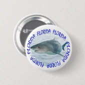 Florida-Haifisch Button (Vorne & Hinten)