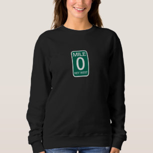 Florida hält US Highway Mile 0 Key West Sweatshirt