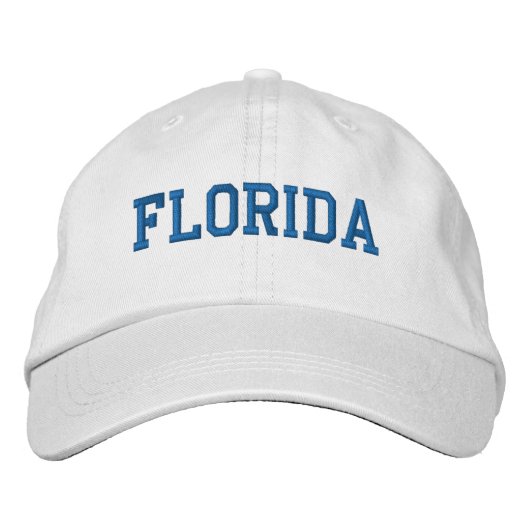 FLORIDA HAT BESTICKTE BASEBALLKAPPE (Vorderseite)