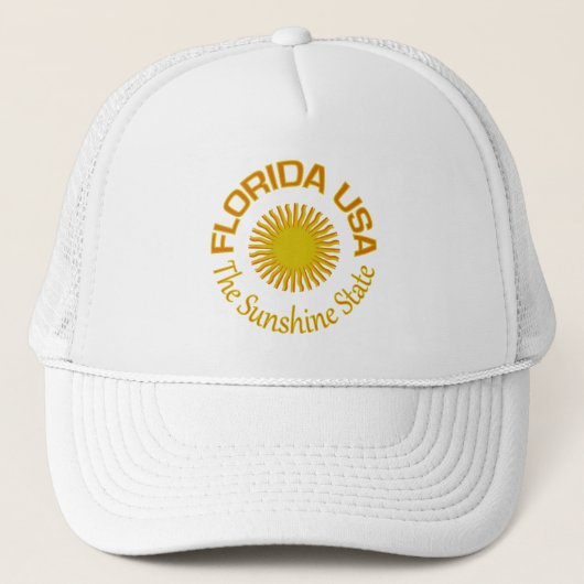 Florida hat truckerkappe (Vorderseite)