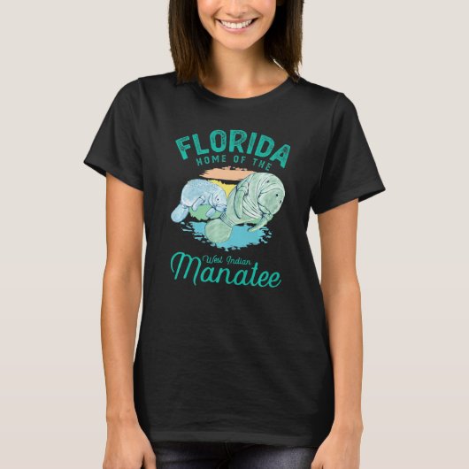 Florida Heimat der Seekuh 1 T-Shirt (Vorderseite)