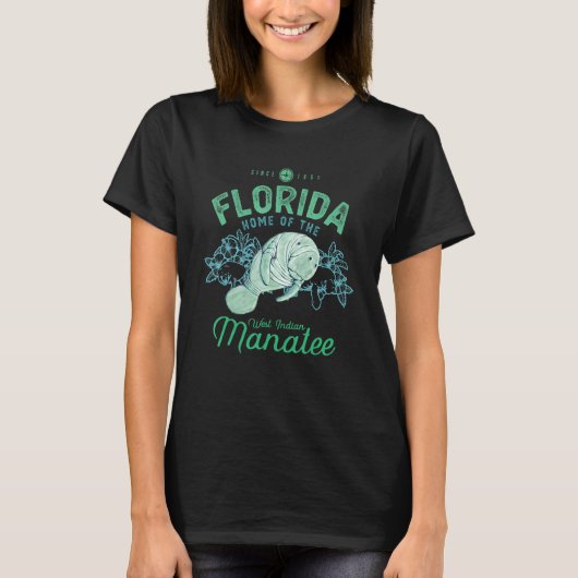 Florida, Heimat der Seekuh 1 T-Shirt (Vorderseite)